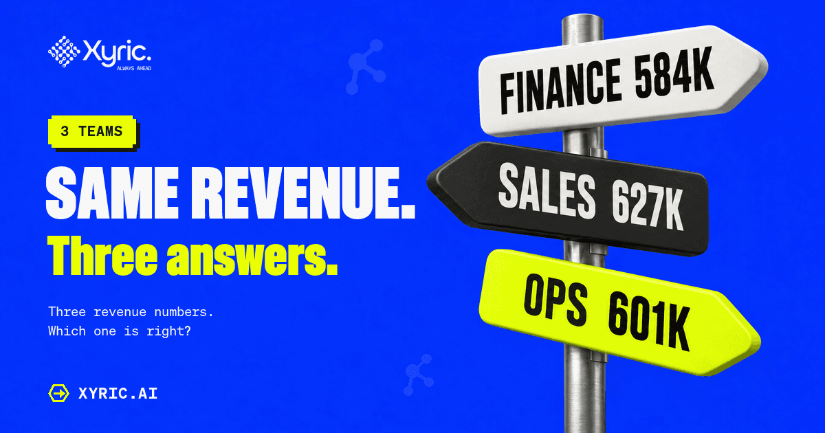 Three Teams. Three Revenue Numbers. Which One Is Right?